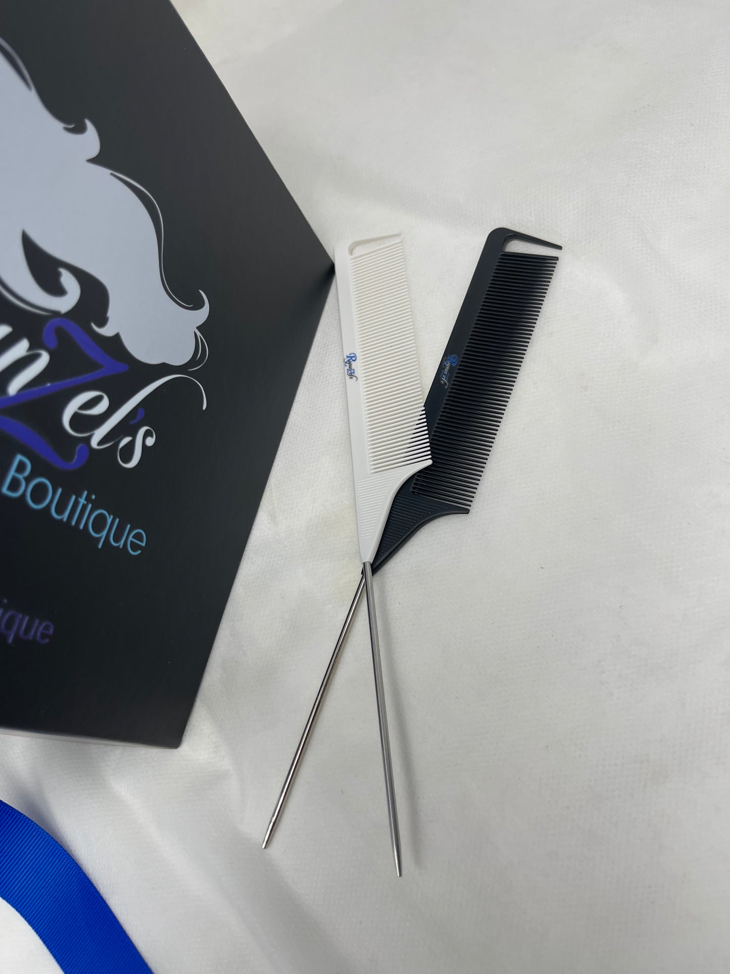 Rupunzel's heat resistant metal tip tail comb